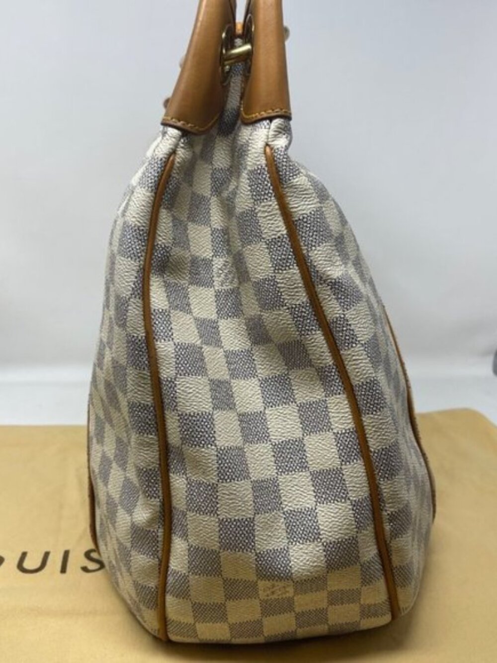 LOUIS VUITTON Damier Azur Galliera GM Shoulder Bag - Picture 5 of 16